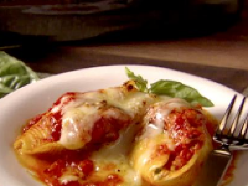 Turkey and Artichoke Stuffed Shells with Arrabbiata Sauce