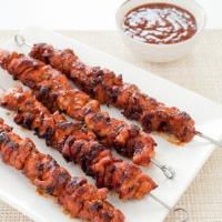 Barbecued Chicken Kebabs
