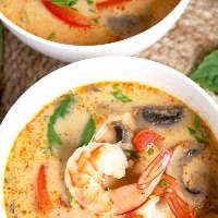 Coconut Fish Stew With Basil and Lemongrass