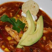 Chicken taco soup