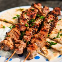 Souvlaki: Chicken or Pork 